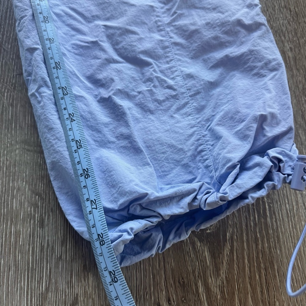 WILO The Label Light Blue Parachute Pants Relaxed Streetwear Dance Pants Size S - Picture 5 of 7